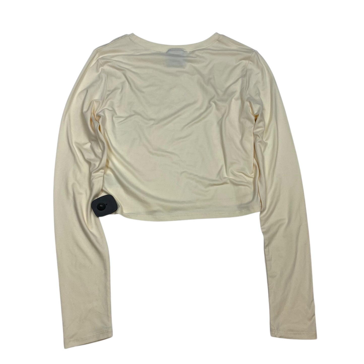 Top Long Sleeve By Alab In Cream, Size: L