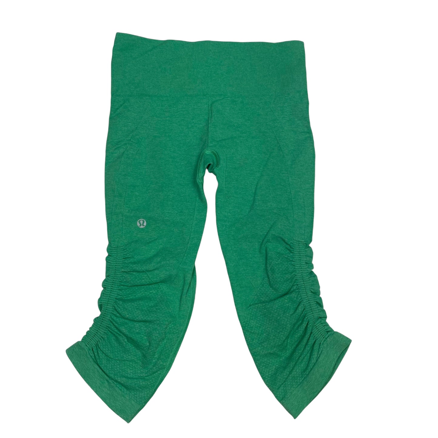 Athletic Leggings Capris By Lululemon In Green, Size: S