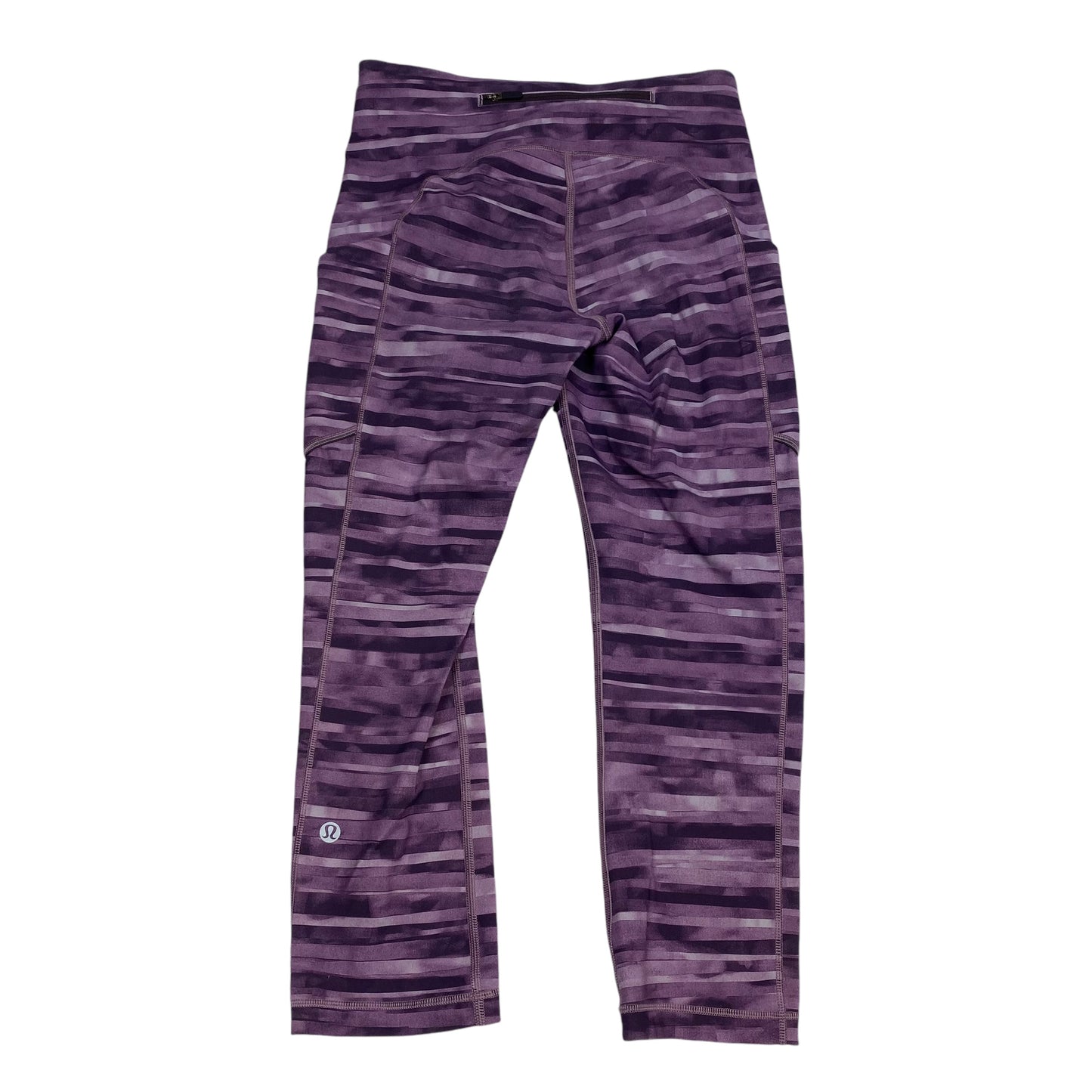 Athletic Leggings Capris By Lululemon In Purple, Size: 4