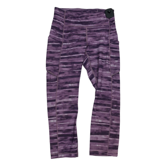 Athletic Leggings Capris By Lululemon In Purple, Size: 4