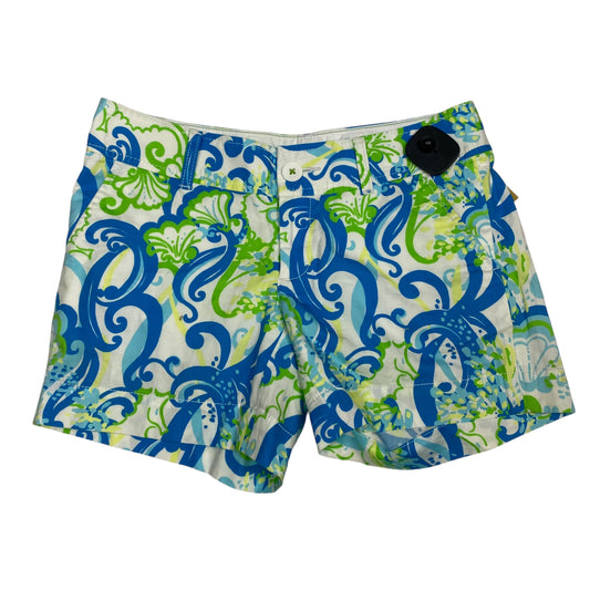 Shorts Designer By Lilly Pulitzer In Blue & Green, Size: 0