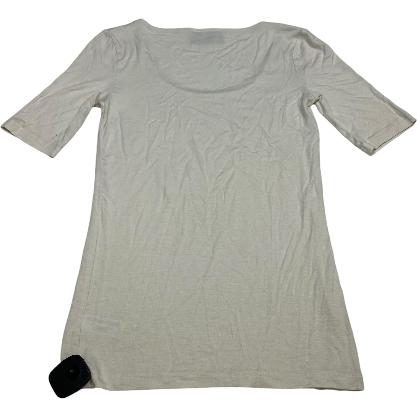 Top Short Sleeve Basic By Modern Citizen In Cream, Size: S