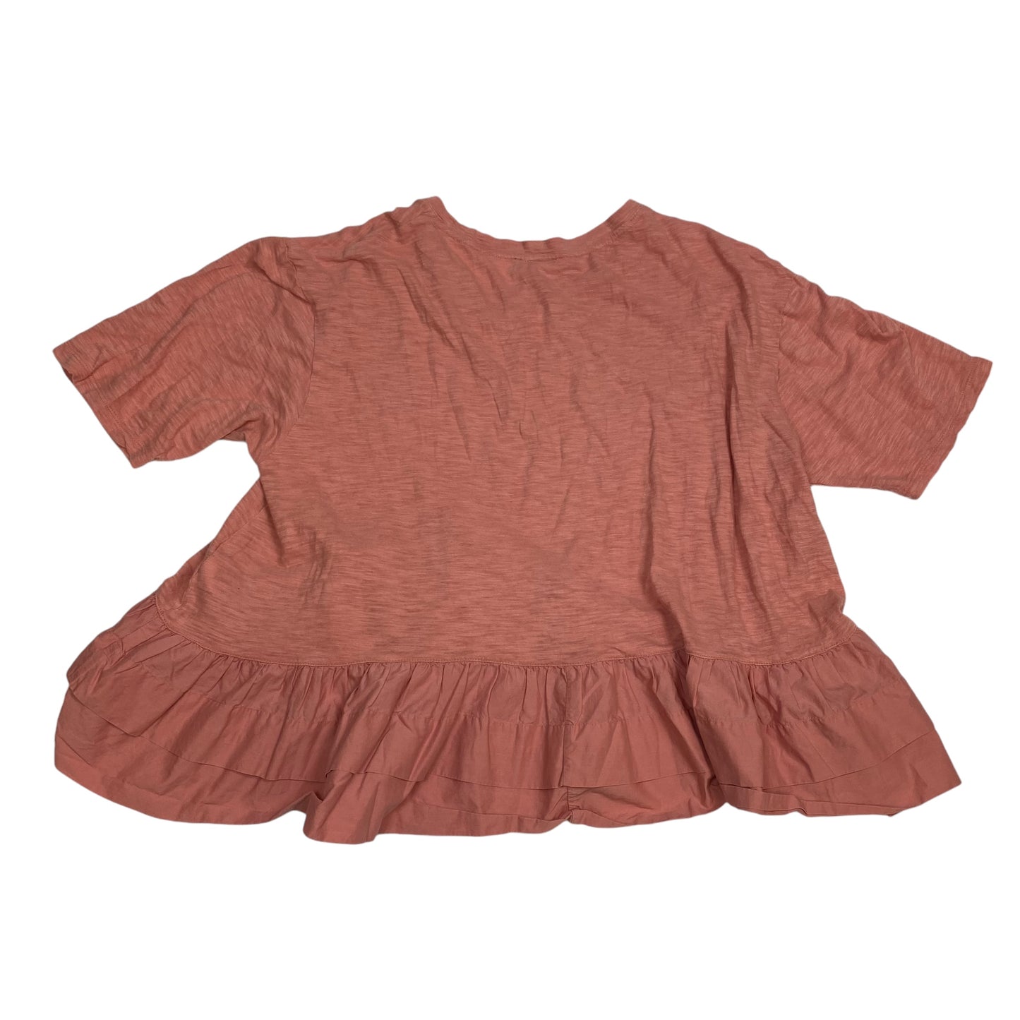 Top Short Sleeve By Akemi And Kin In Pink, Size: M