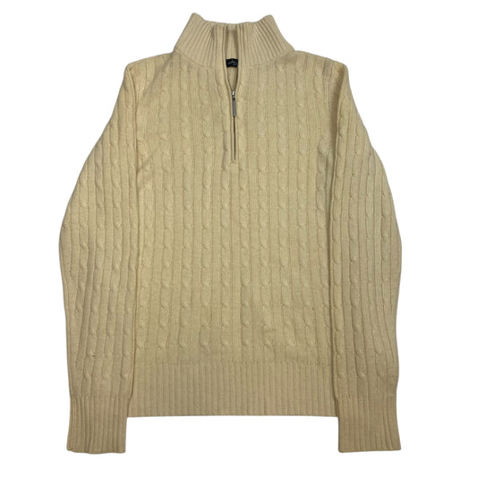 Sweater Cashmere By Saks Fifth Avenue In Cream, Size: L