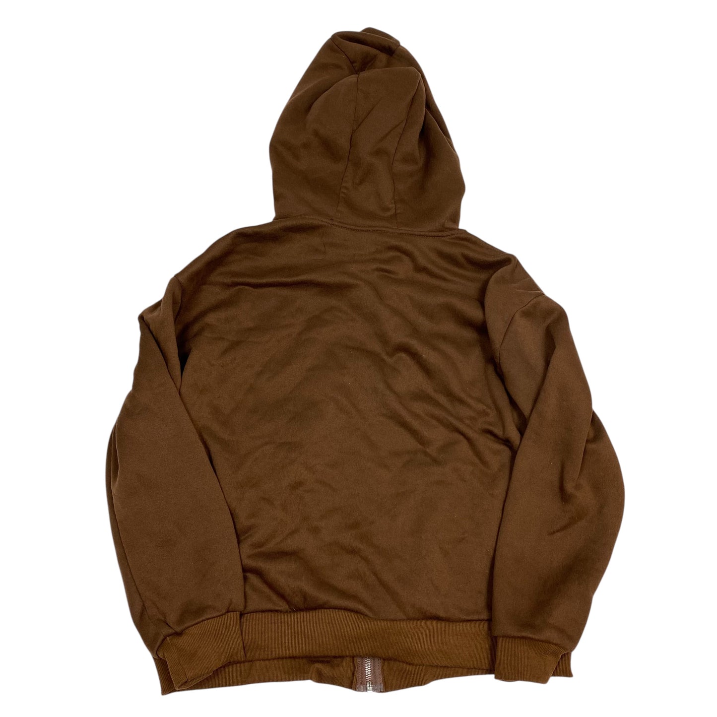 Sweatshirt Hoodie By Shein In Brown, Size: M