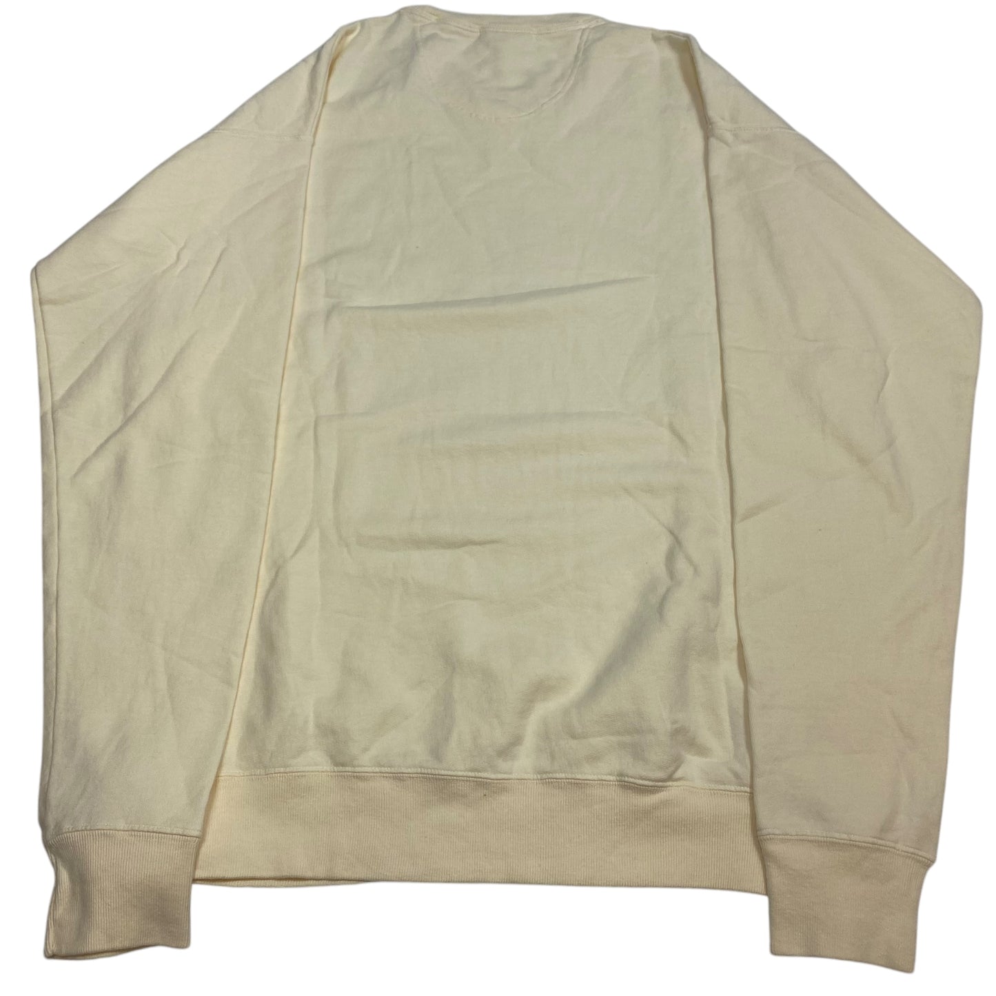 Sweatshirt Crewneck By Comfort Wash In Cream, Size: M