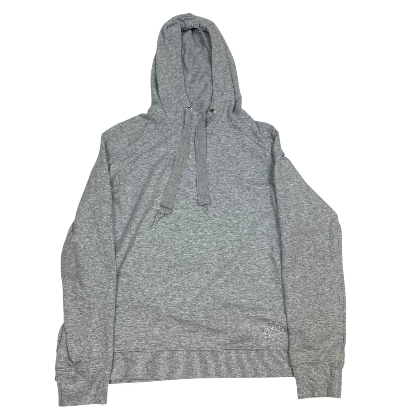 Sweatshirt Hoodie By Michael By Michael Kors In Grey, Size: M