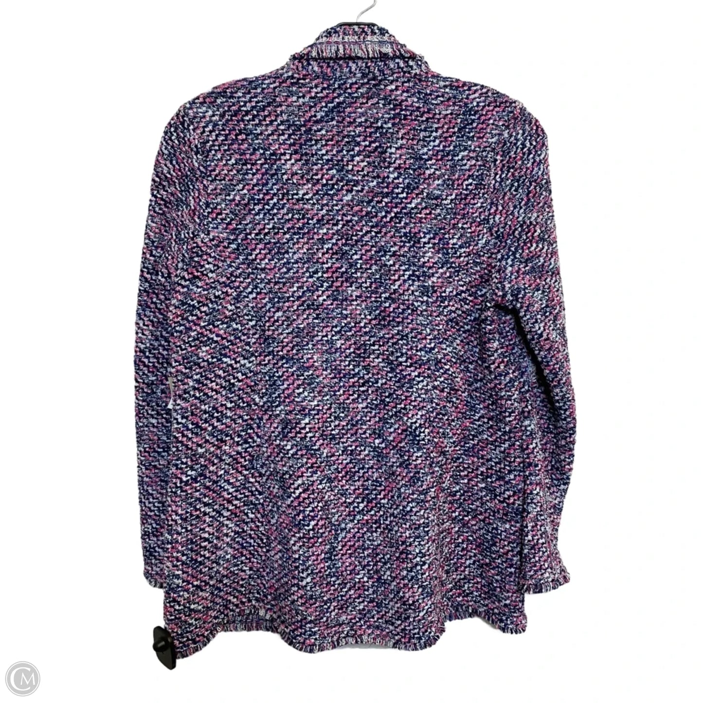 Blazer By Chicos In Blue & Pink, Size: Sp