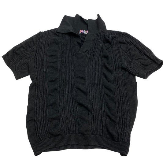 Sweater Short Sleeve By Urban Outfitters In Black, Size: M