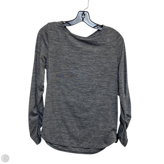 Athletic Top Long Sleeve Crewneck By Zella In Grey, Size: S