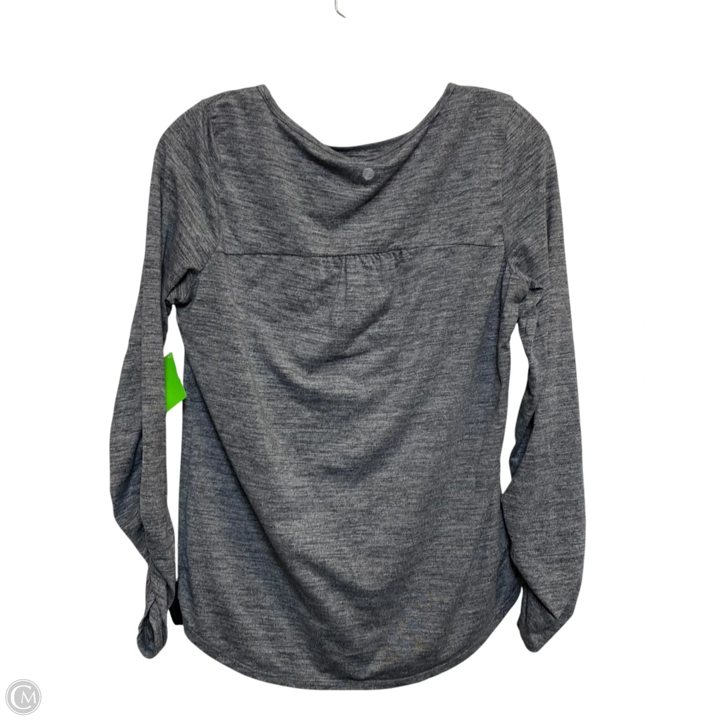 Athletic Top Long Sleeve Crewneck By Zella In Grey, Size: S
