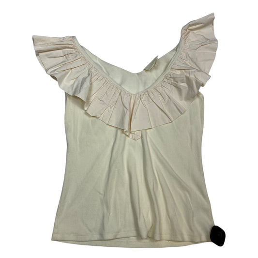 Top Sleeveless By Maeve In Cream, Size: M