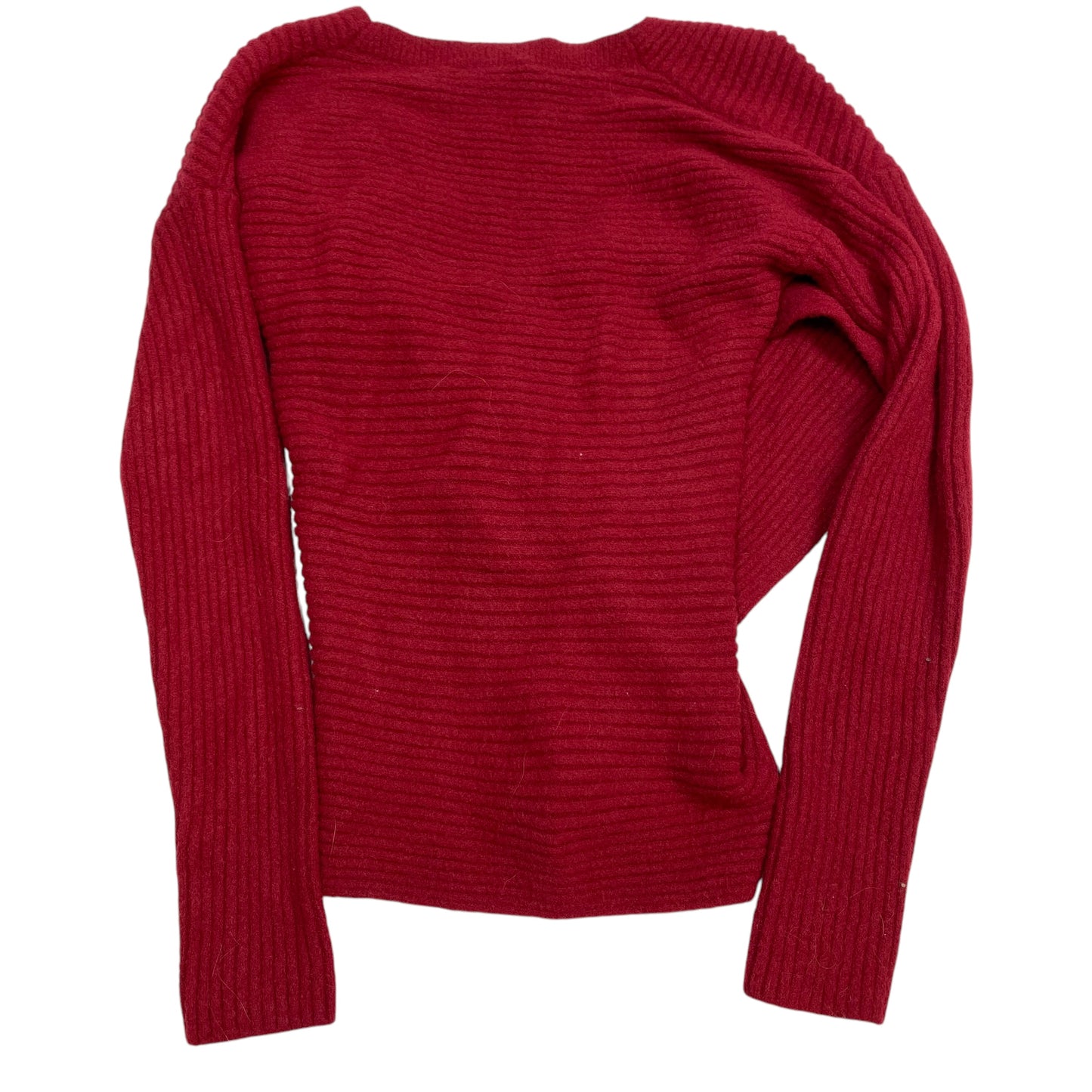 Sweater By Express In Red, Size: Xs