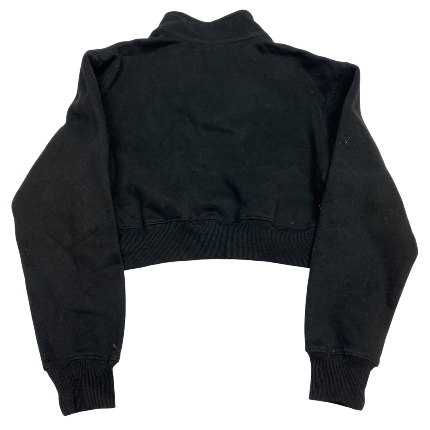 Sweatshirt Collar By Qinsen In Black, Size: S