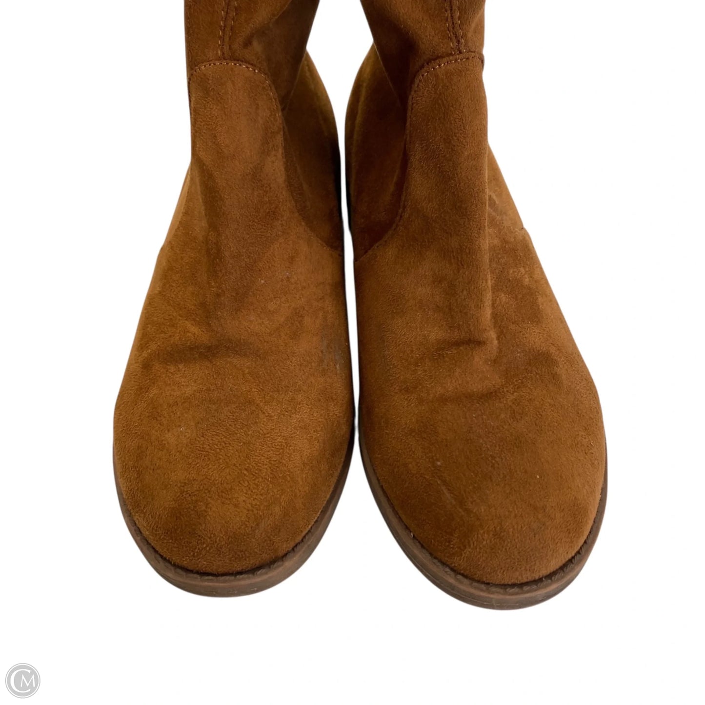 Boots Over-the-knee Flats By Zigi Soho In Brown, Size: 9