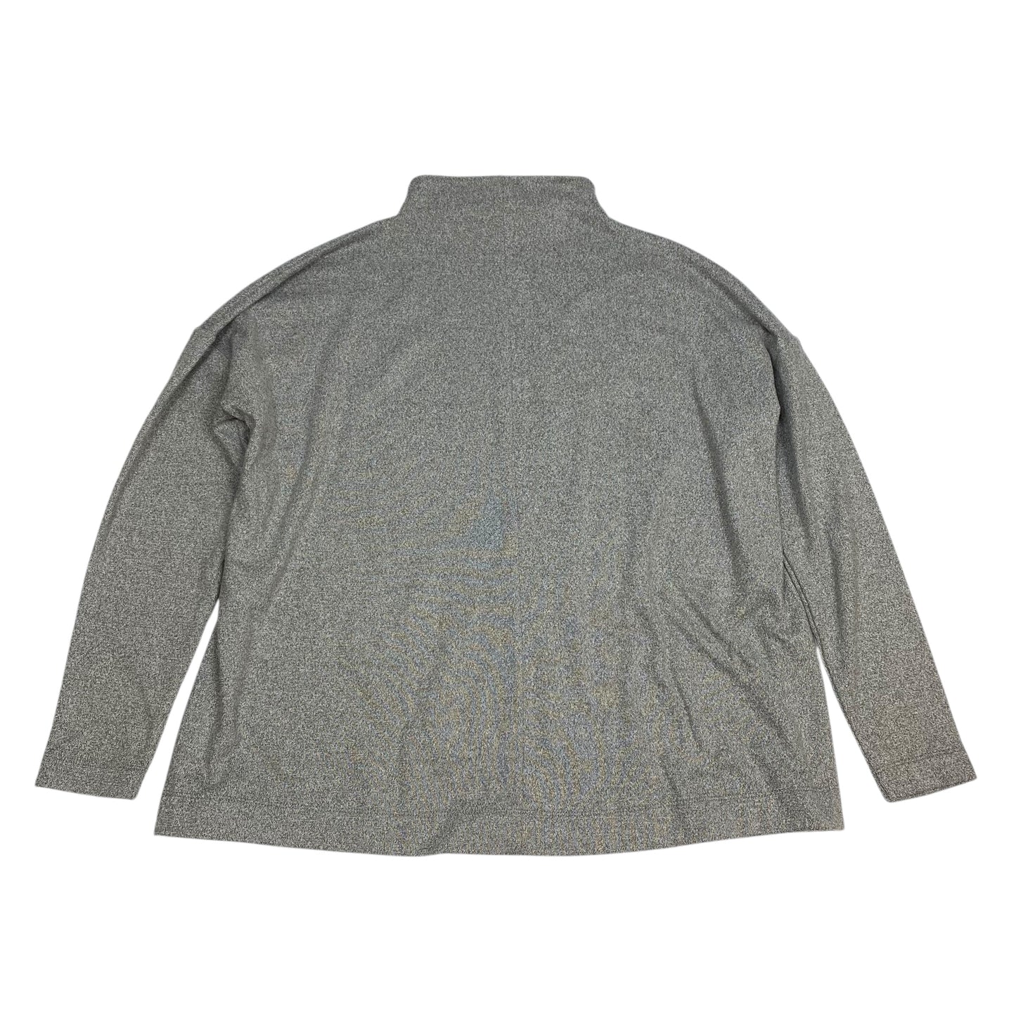 Top Long Sleeve By Loft In Grey, Size: S