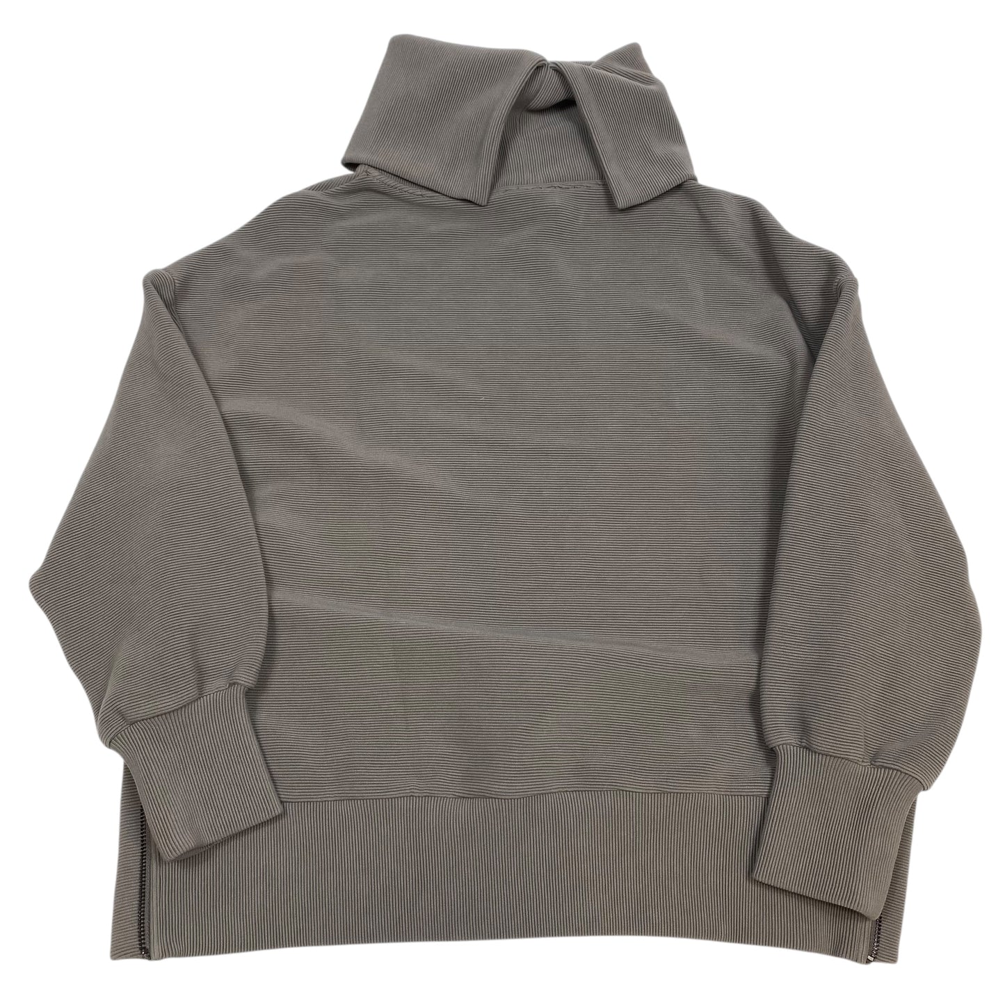 Athletic Sweatshirt Collar By Varley In Grey, Size: Xs