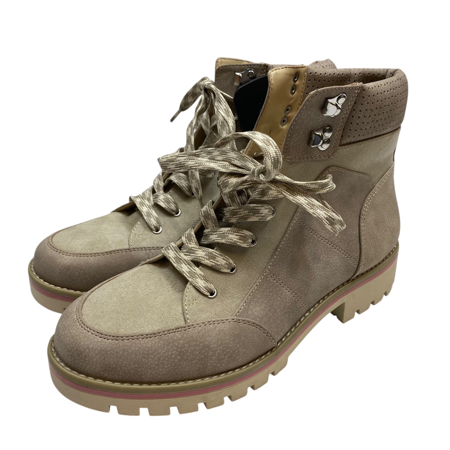 Boots Hiking By Sole Society In Taupe, Size: 9.5