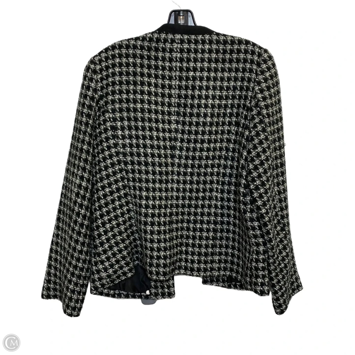 Blazer By Croft And Barrow In Black & White, Size: M