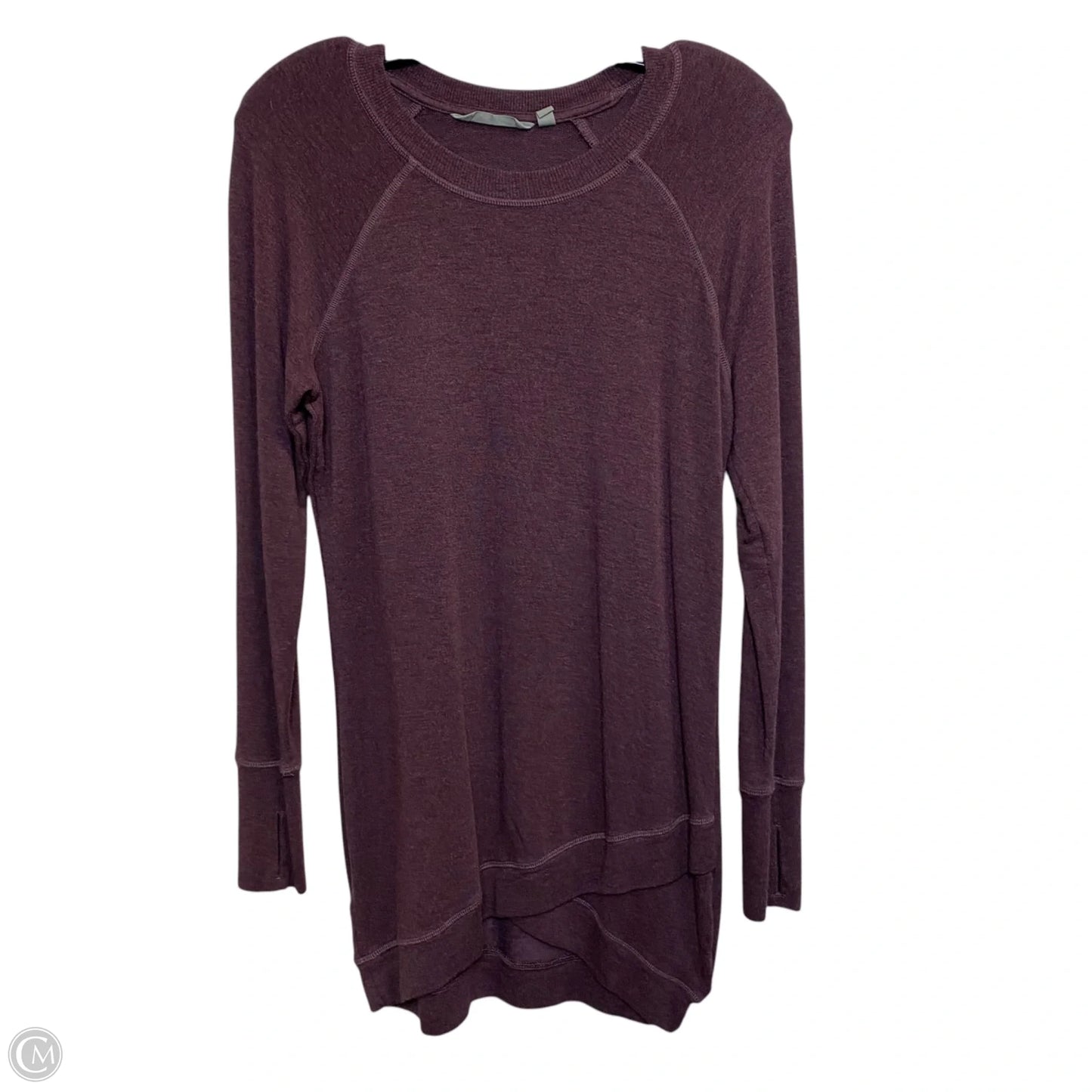 Athletic Top Long Sleeve Crewneck By Athleta In Purple, Size: Xsp