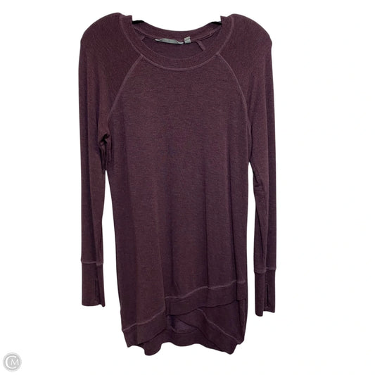 Athletic Top Long Sleeve Crewneck By Athleta In Purple, Size: Xsp