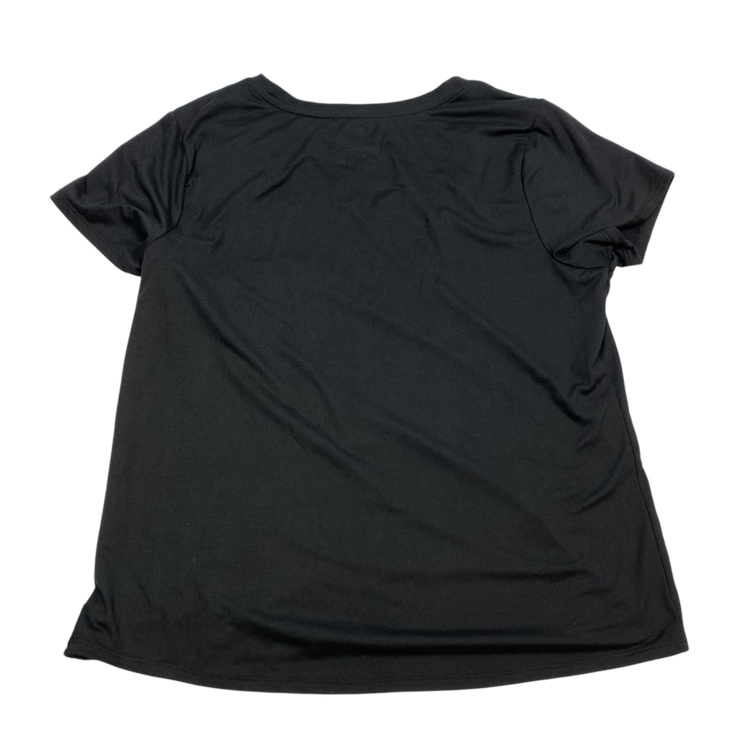 Athletic Top Short Sleeve By Rbx In Black, Size: M