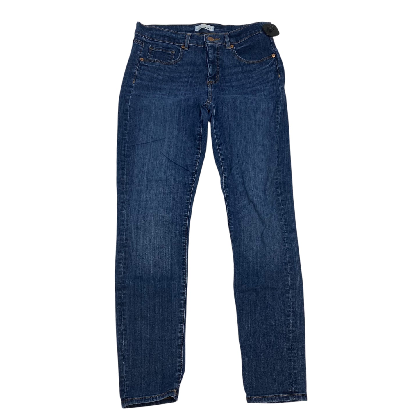 Jeans Skinny By Loft In Blue Denim, Size: 6