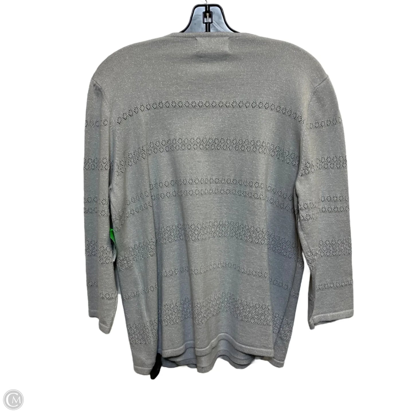 Sweater By Alfred Dunner In Grey, Size: M
