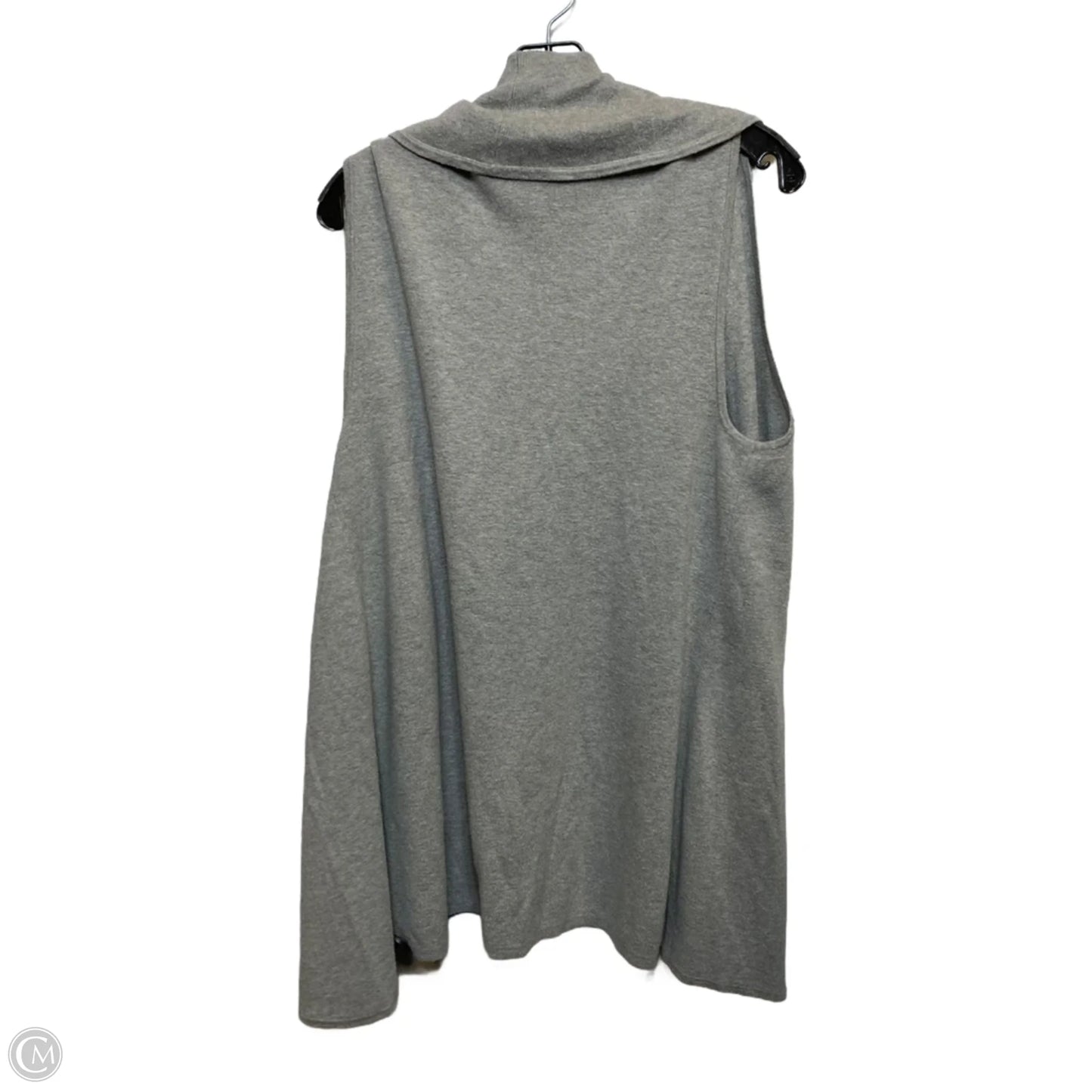 Vest Sweater By Ann Taylor In Grey, Size: L