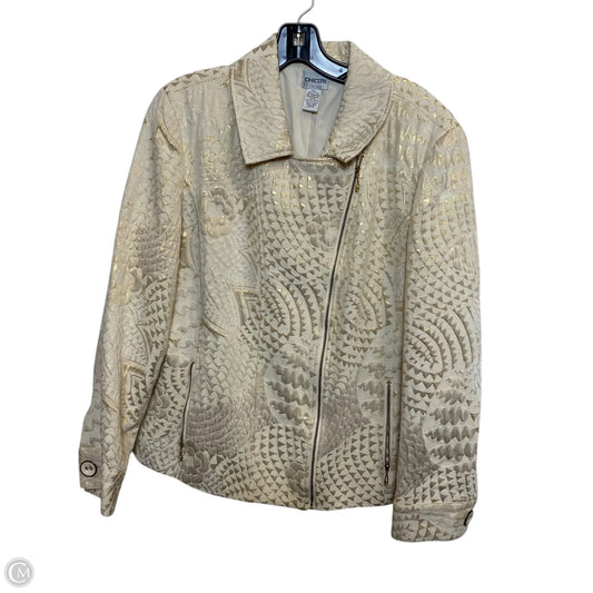 Jacket Other By Chicos In Cream, Size: L