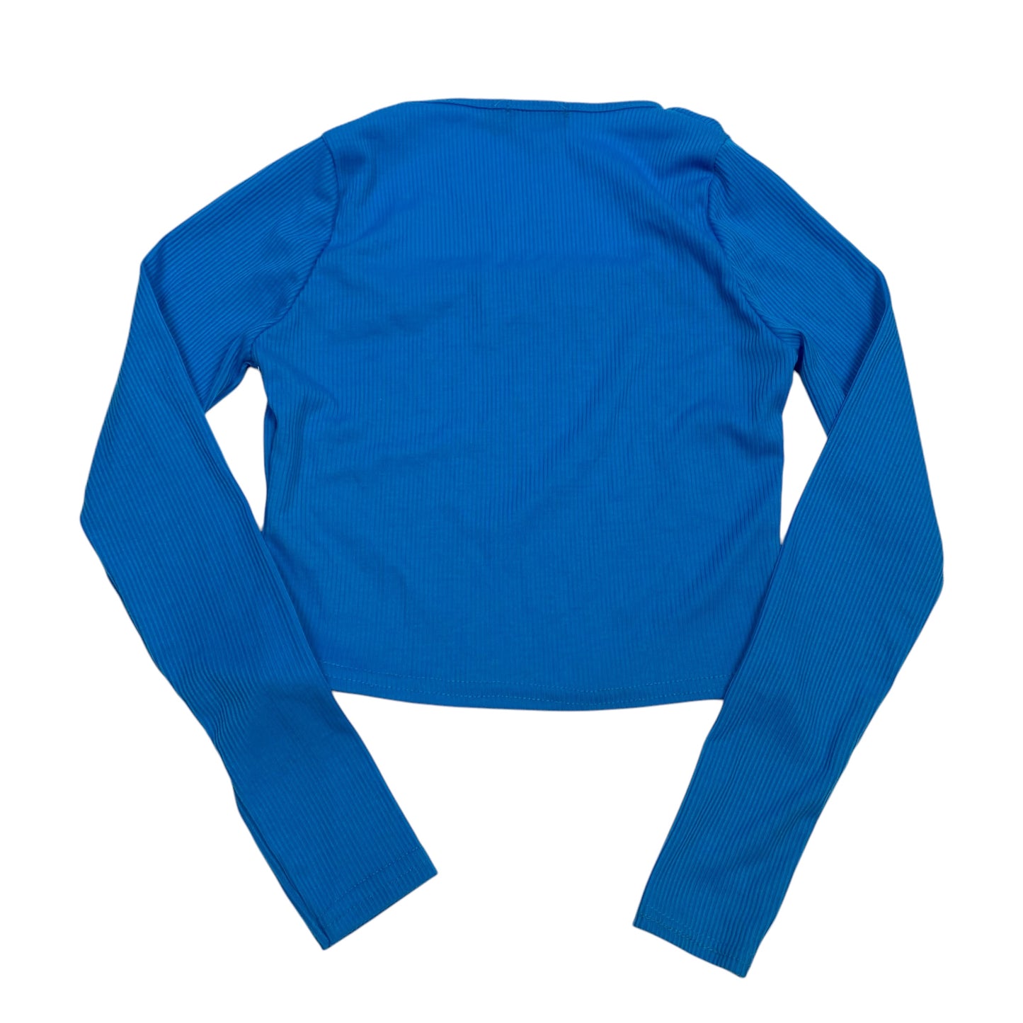 Top Long Sleeve Basic By Pretty Little Thing In Blue, Size: S