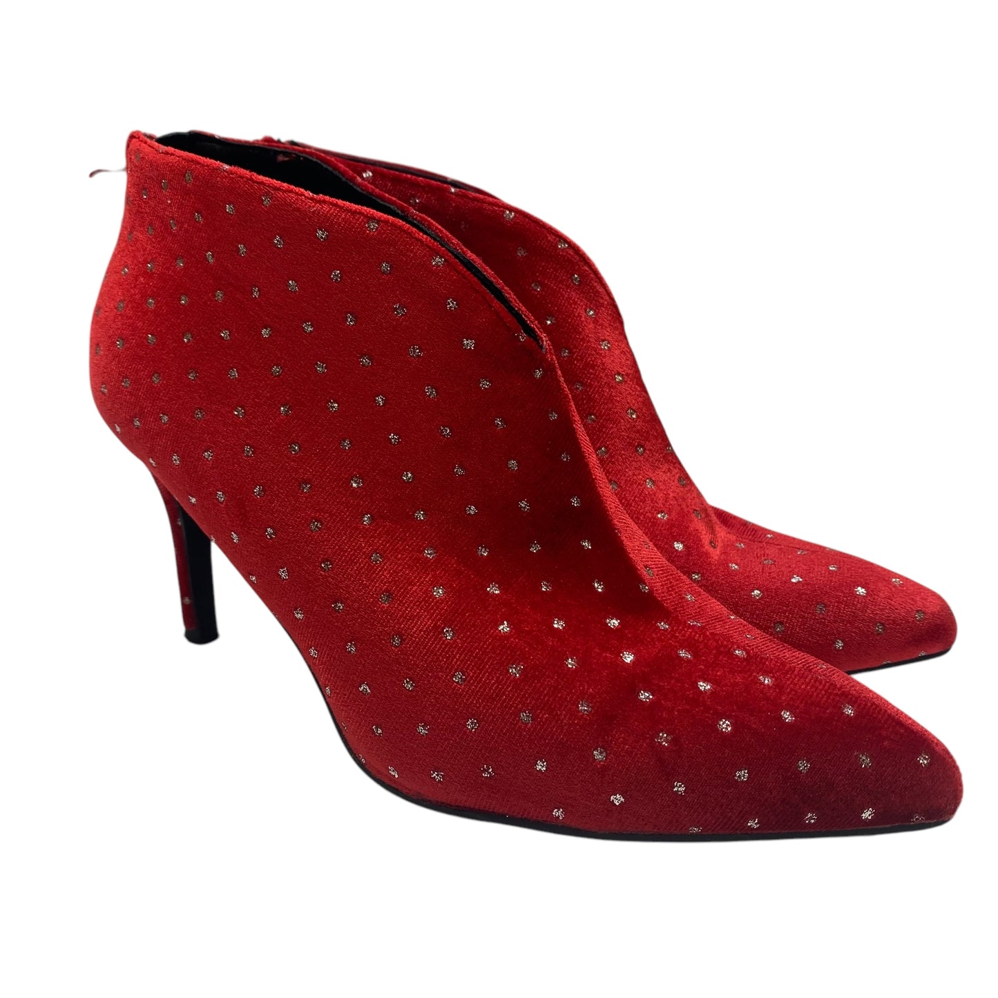 Shoes Heels Kitten By Allegra K In Red, Size: 8