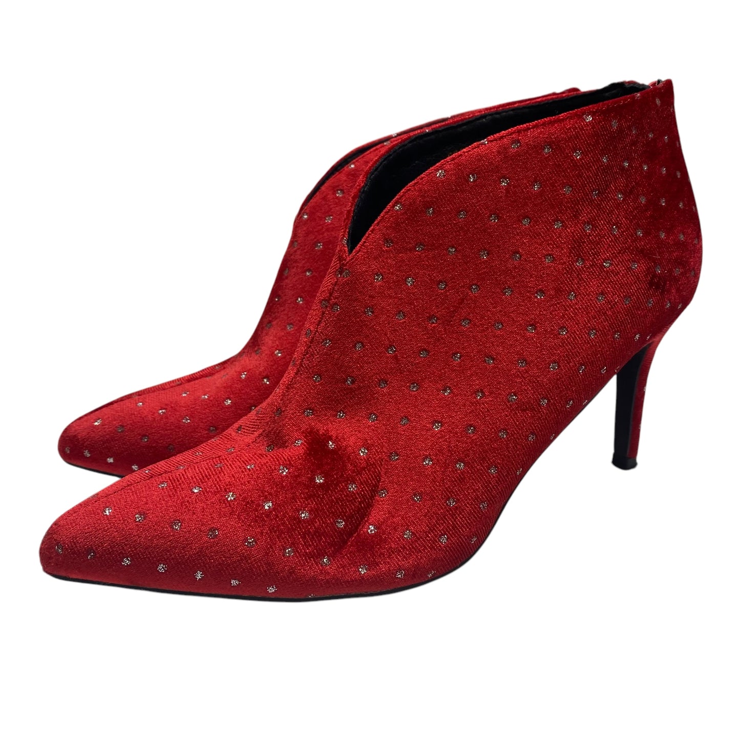 Shoes Heels Kitten By Allegra K In Red, Size: 8