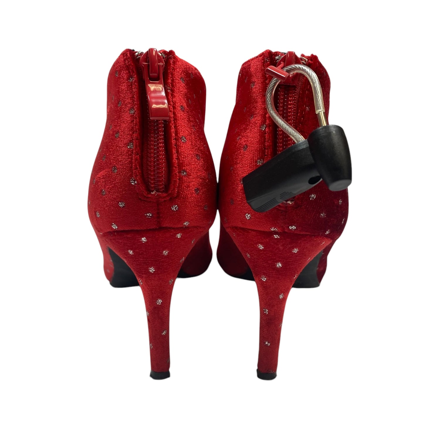 Shoes Heels Kitten By Allegra K In Red, Size: 8