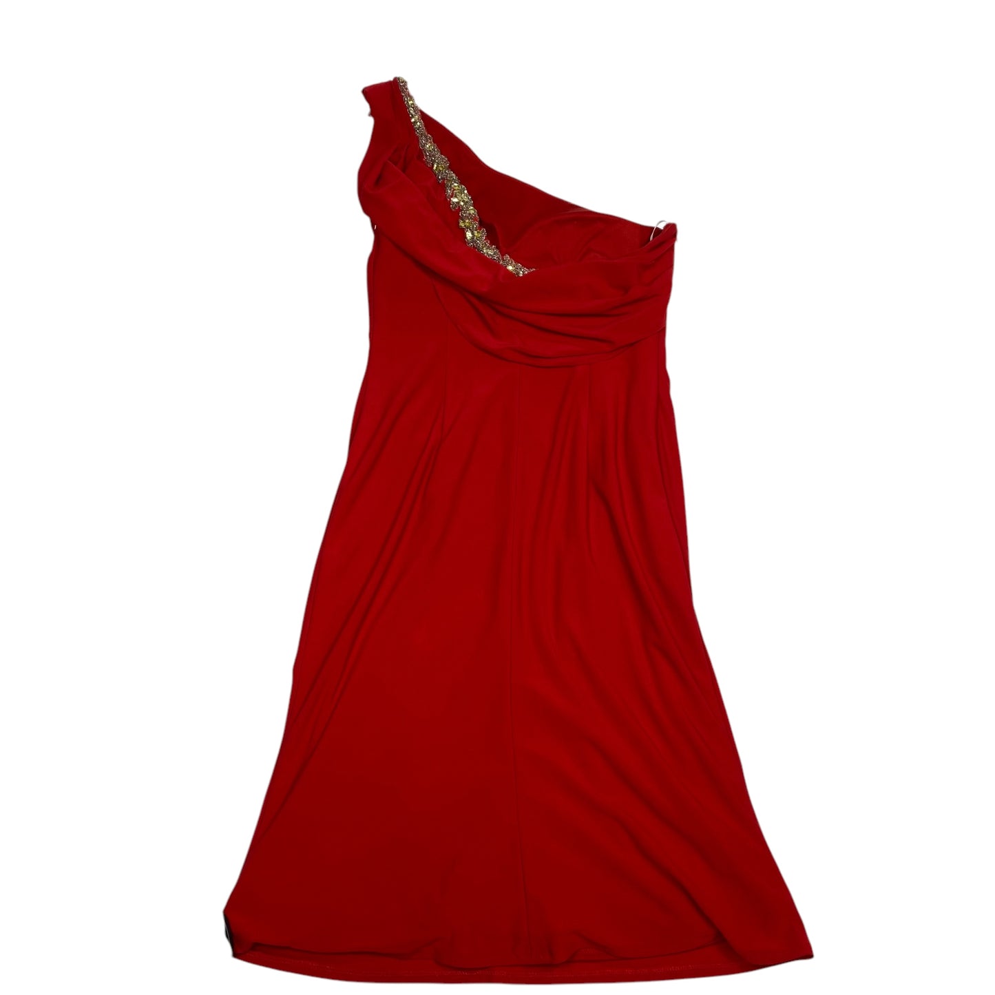 Dress Party Short By Social Occasions by Mon Cheri In Red, Size: S