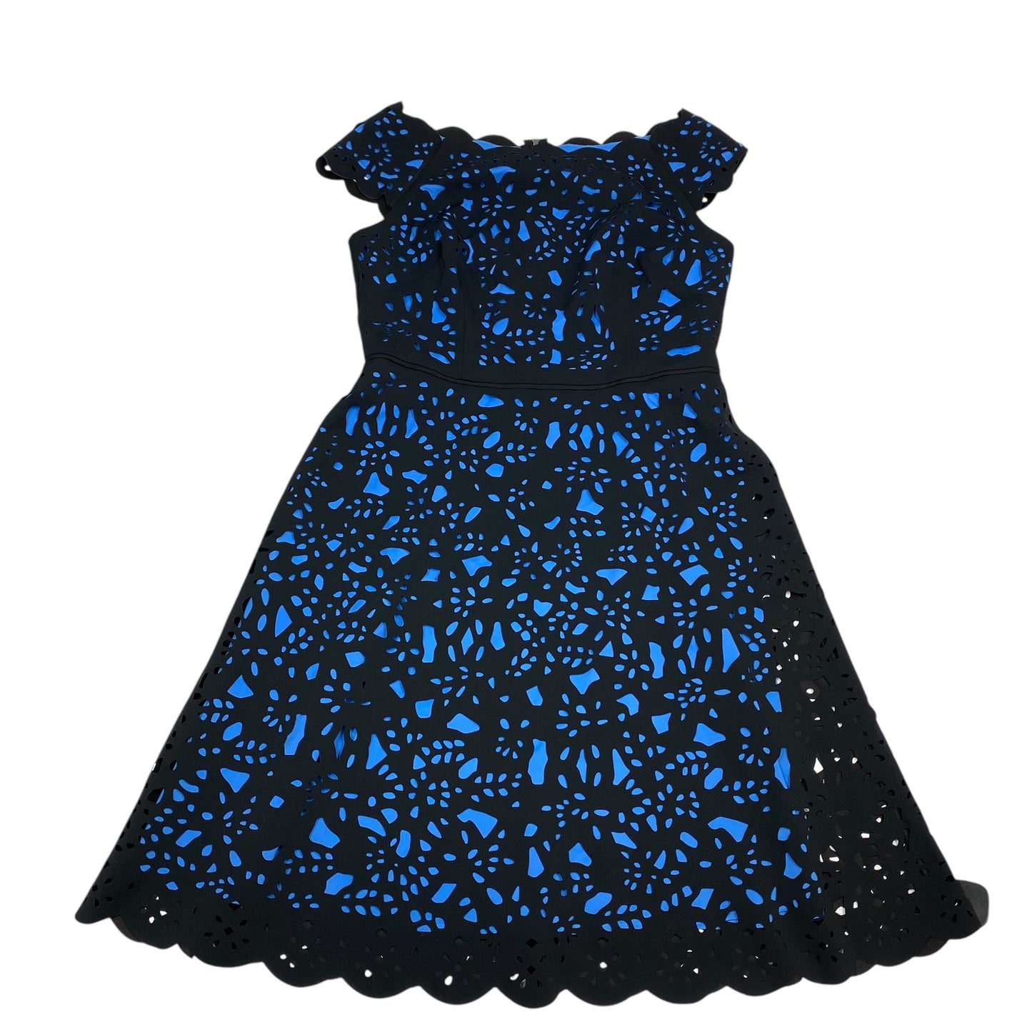 Dress Party Short By Shani In Black & Blue, Size: S