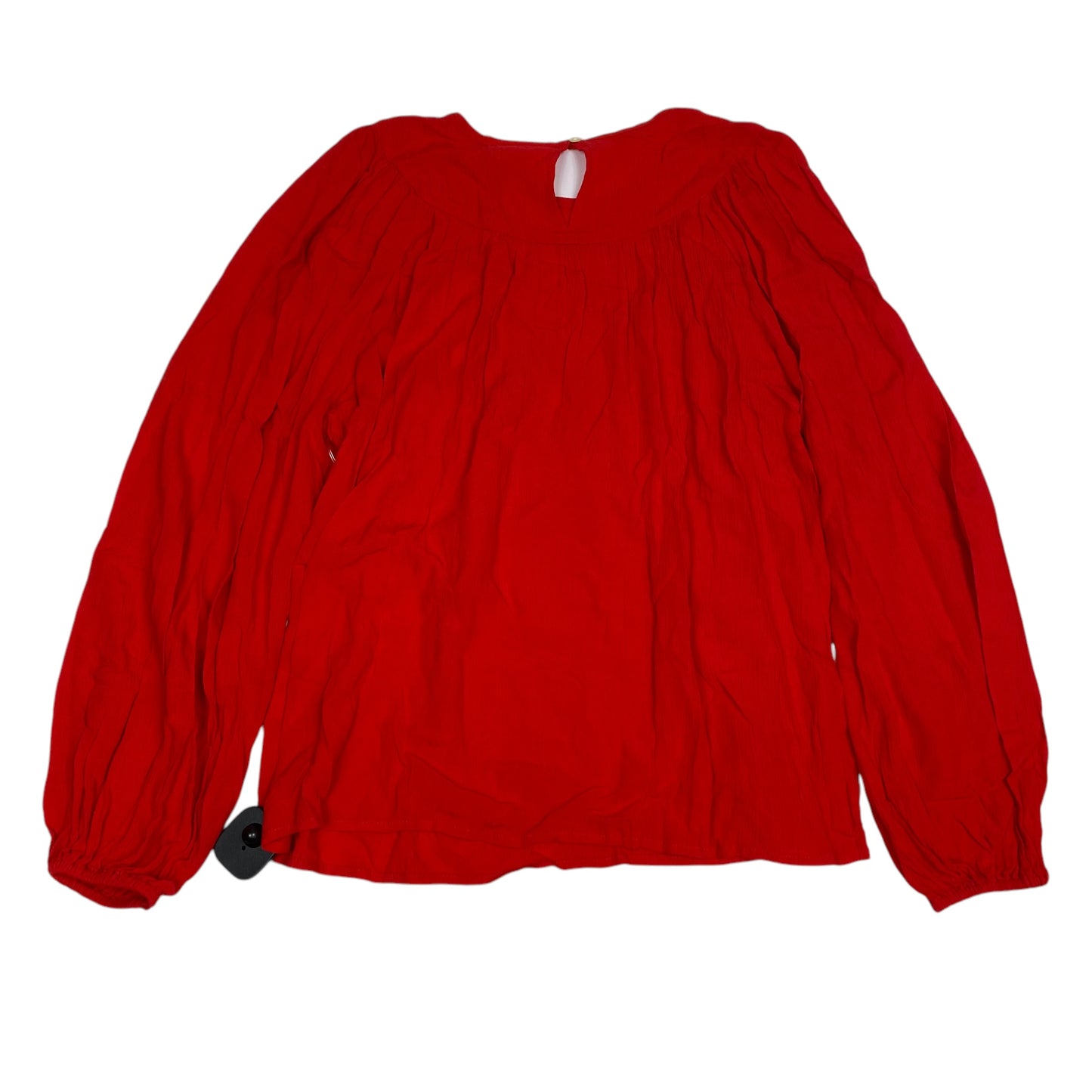 Top Long Sleeve By Knox Rose In Red, Size: Xs