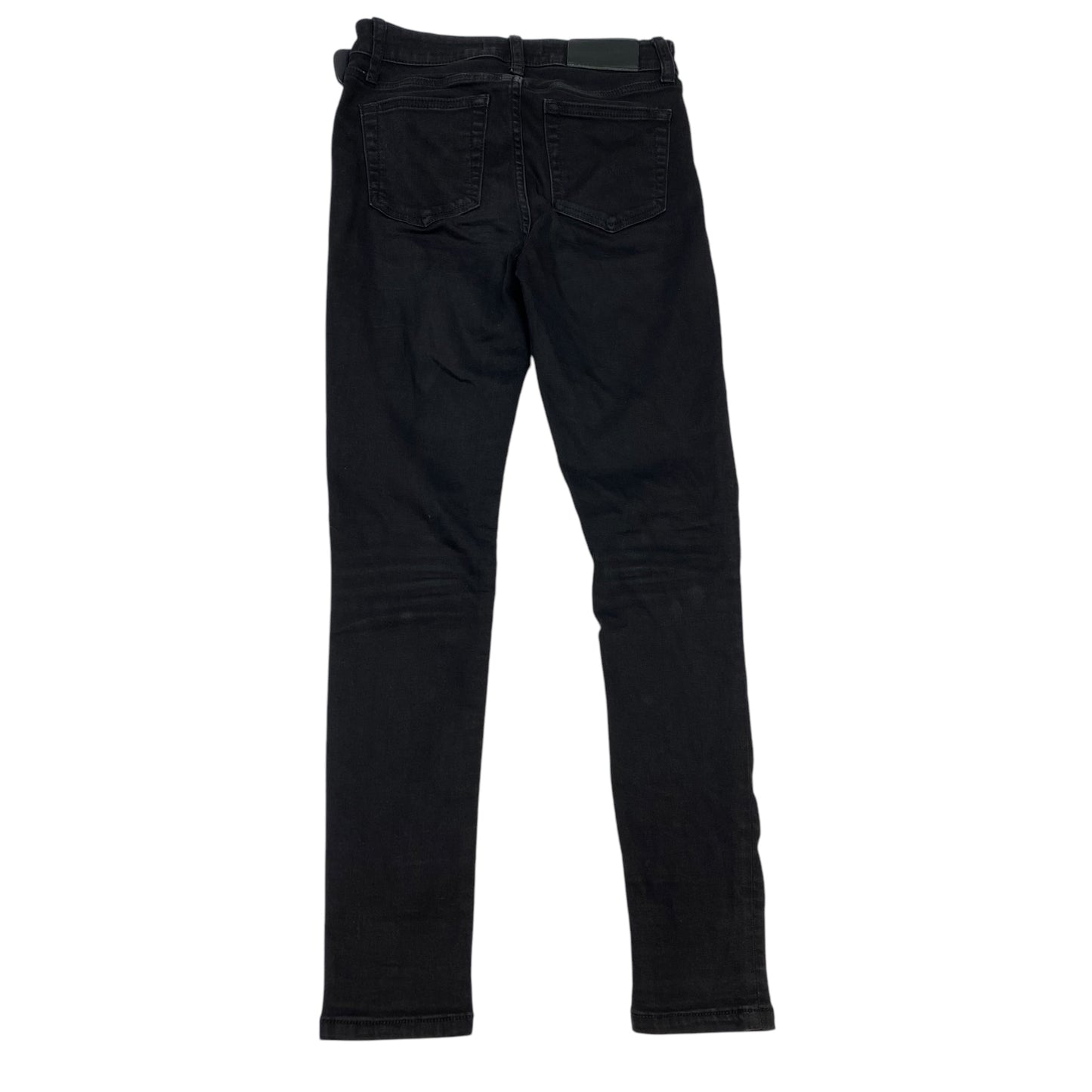 Jeans Skinny By Bcbgmaxazria In Black Denim, Size: 2