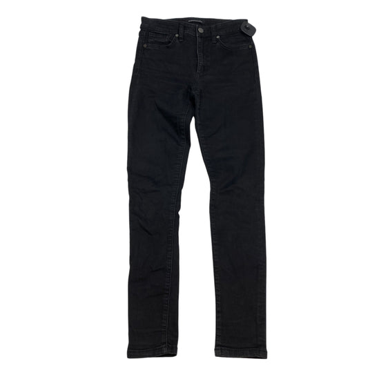 Jeans Skinny By Bcbgmaxazria In Black Denim, Size: 2