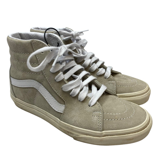 Shoes Sneakers By Vans In Beige, Size: 6.5