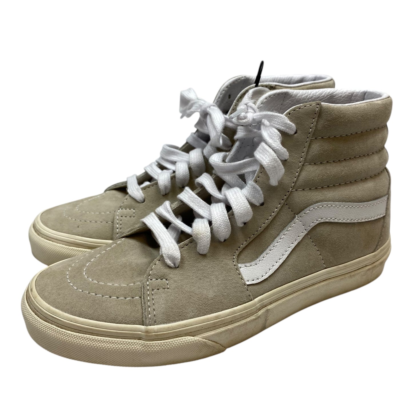 Shoes Sneakers By Vans In Beige, Size: 6.5