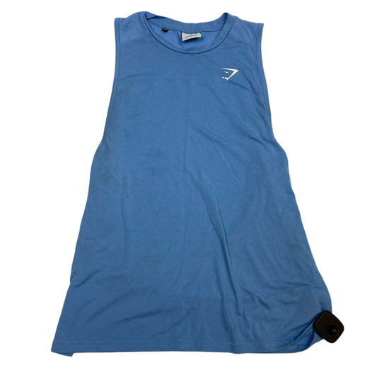 Athletic Tank Top By Gym Shark In Blue, Size: M