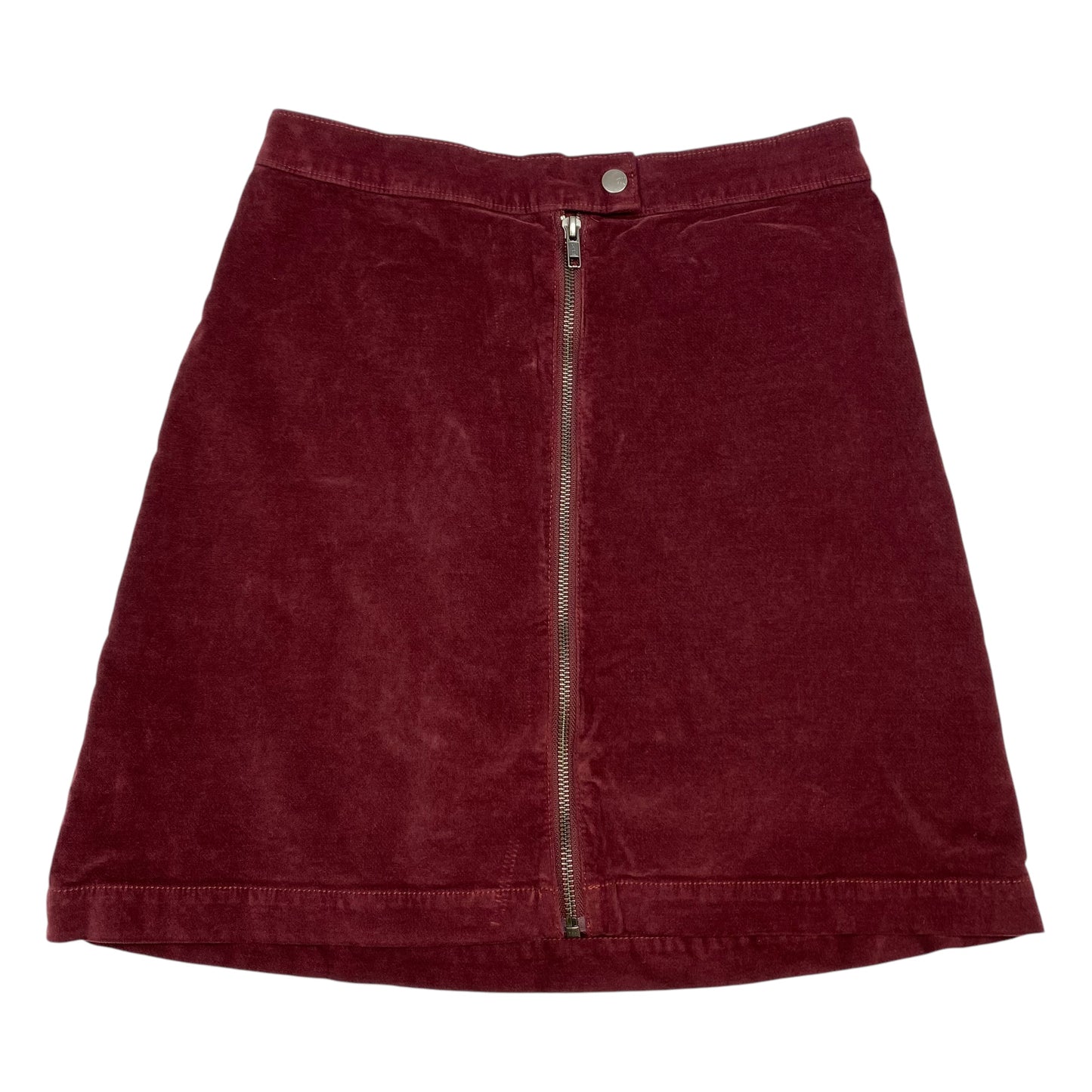 Skirt Mini & Short By Madewell In Red, Size: Xs