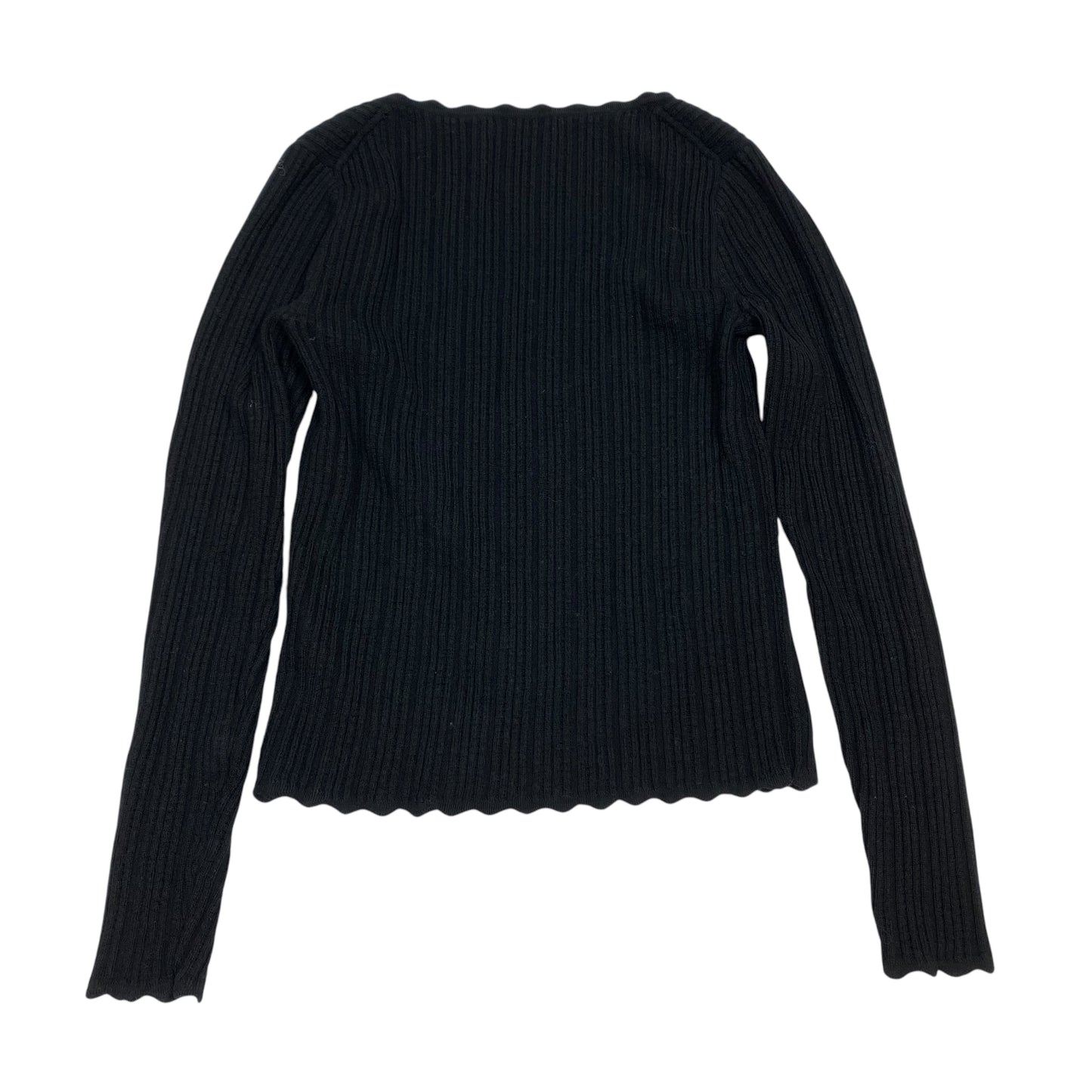 Top Long Sleeve By J. Crew In Black, Size: S