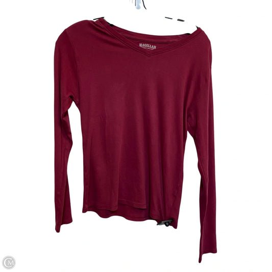 Athletic Top Long Sleeve Crewneck By Magellan In Red, Size: S