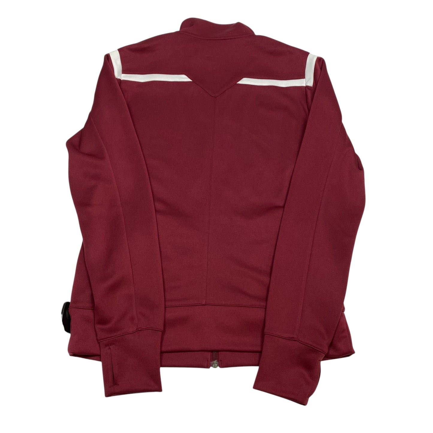 Athletic Jacket By Nike In Red, Size: M