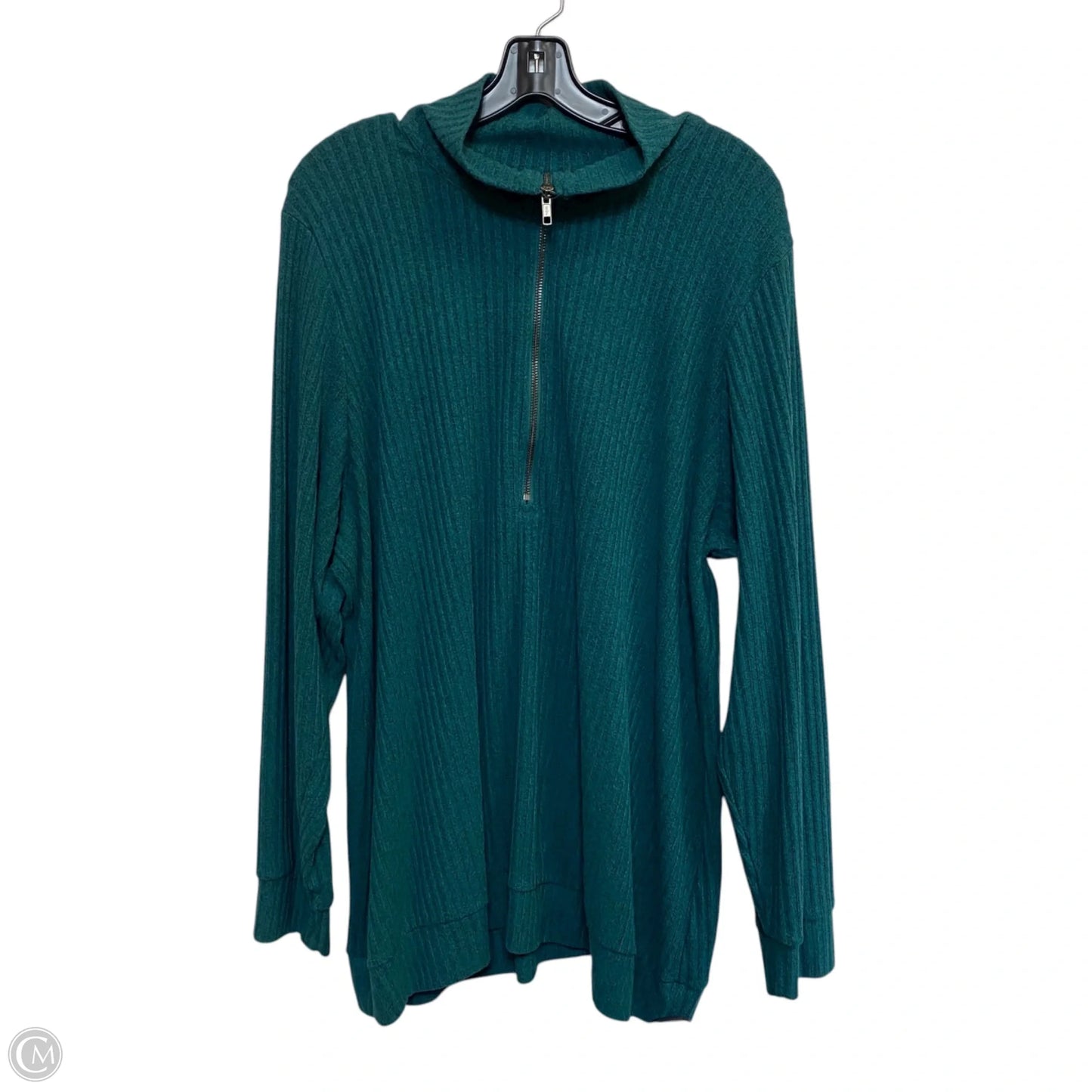 Top Long Sleeve By Torrid In Green, Size: 4x