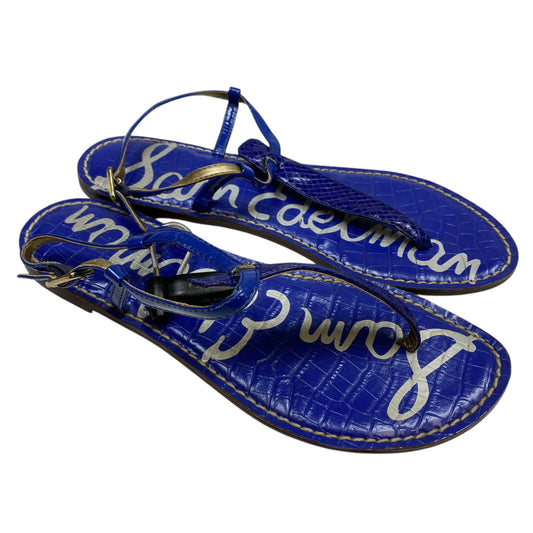 Sandals Flats By Sam Edelman In Blue, Size: 8