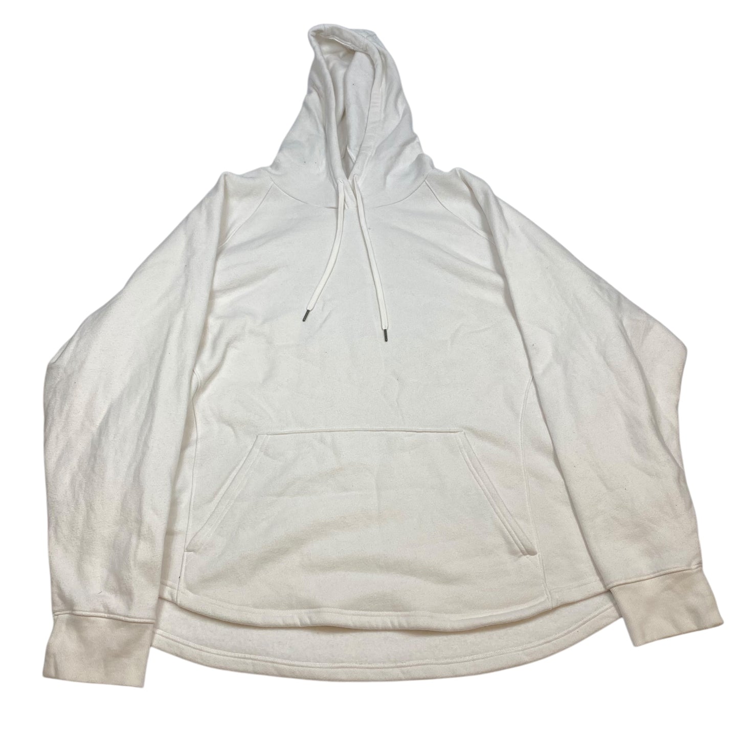 Athletic Sweatshirt Hoodie By Tek Gear In Cream, Size: 4x