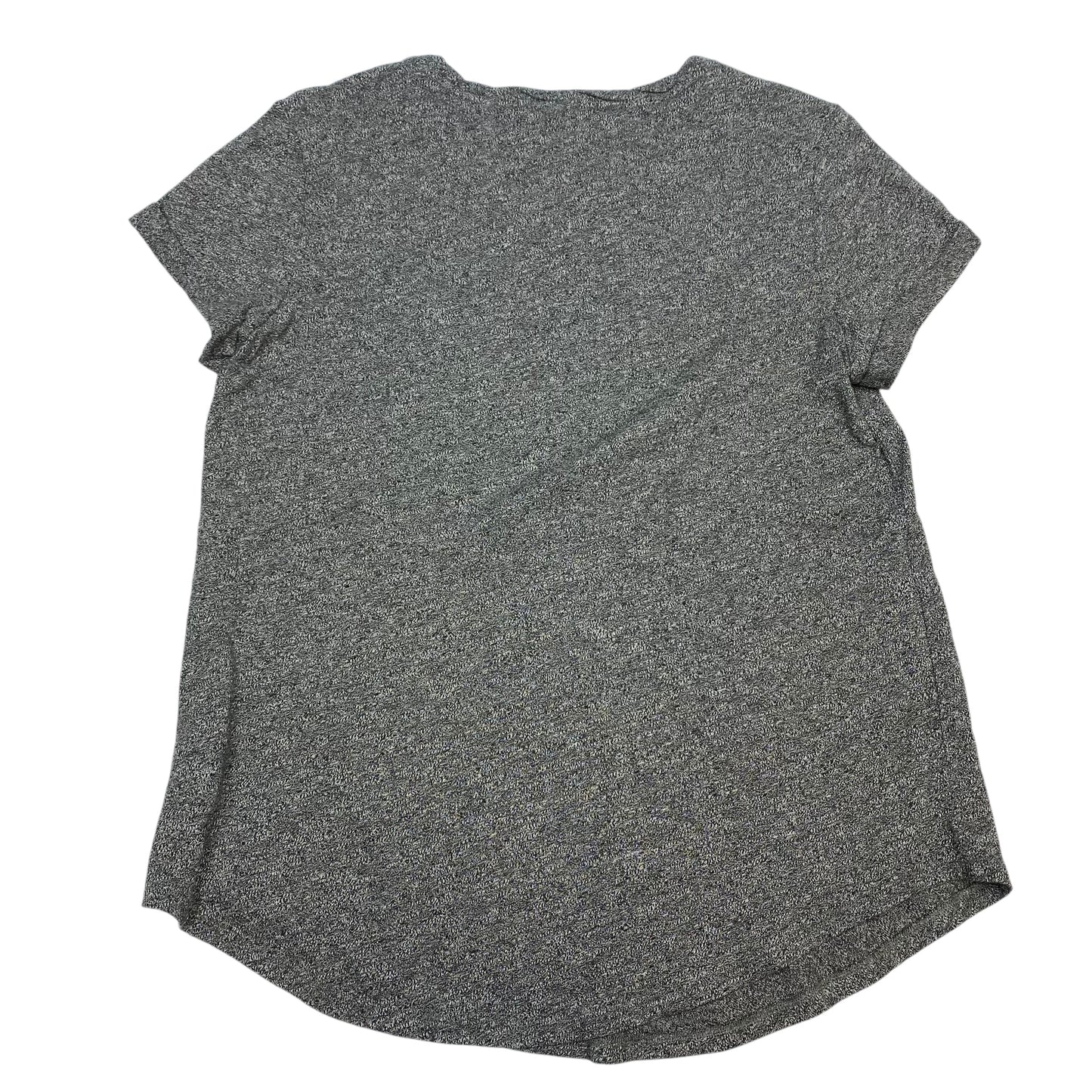 Top Short Sleeve By Akemi And Kin In Grey, Size: L